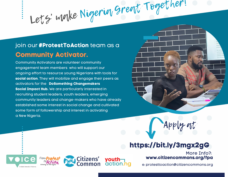 YouthActionNg – DoSomething Changemakers Hub: Call for Community Activators