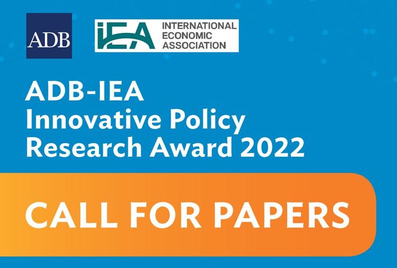 Call for Papers: ADB-IEA Innovative Policy Research Award 2022 (up to $7,000)
