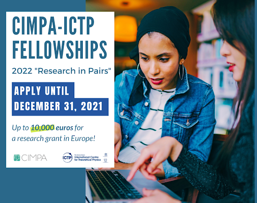 CIMPA-ICTP Fellowship Program 2022 for Researchers in Mathematics (Funded)