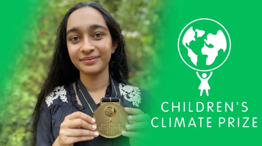 Children’s Climate Prize 2022 (SEK 100,000)