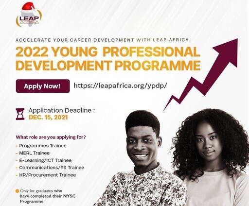 LEAP Africa Young Professional Development Program 2022 for Emerging leaders