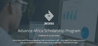 Udacity/Access Bank Advance Africa Scholarship Program 2021-2022