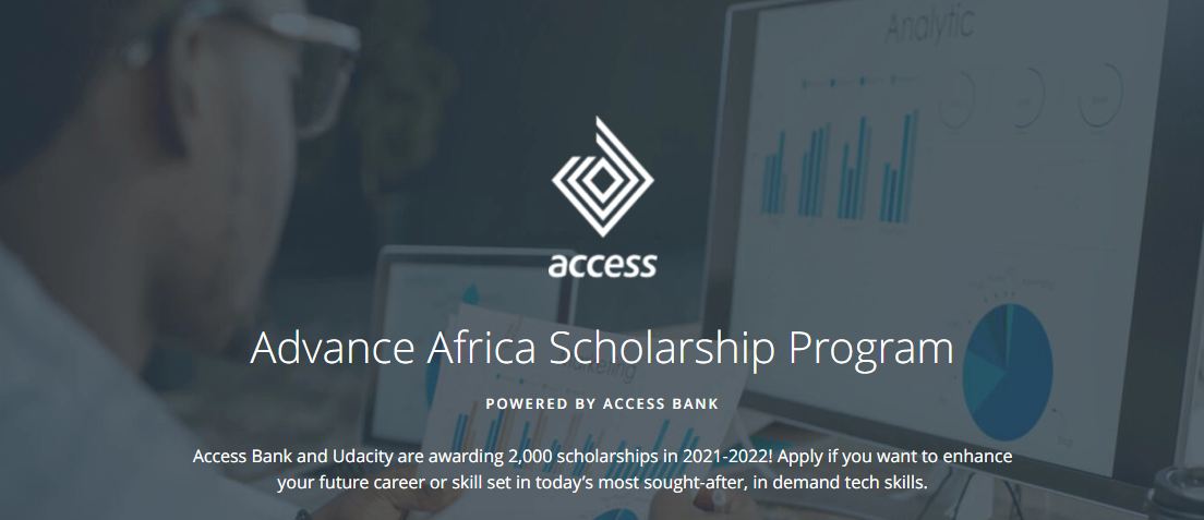 Udacity/Access Bank Advance Africa Scholarship Program 2021-2022