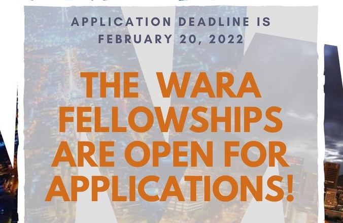 West African Research Association (WARA) Residency Fellowship 2022