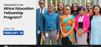 World Bank Group-Africa Education Fellowship Program 2022