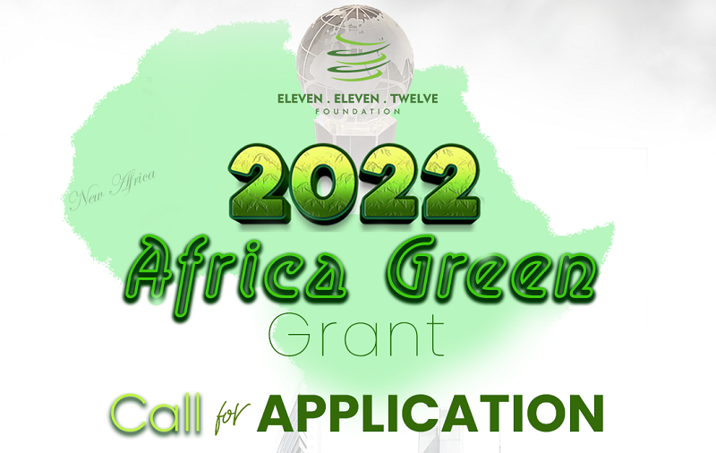 Eleven Eleven Twelve Foundation Africa Green Grant Award 2022