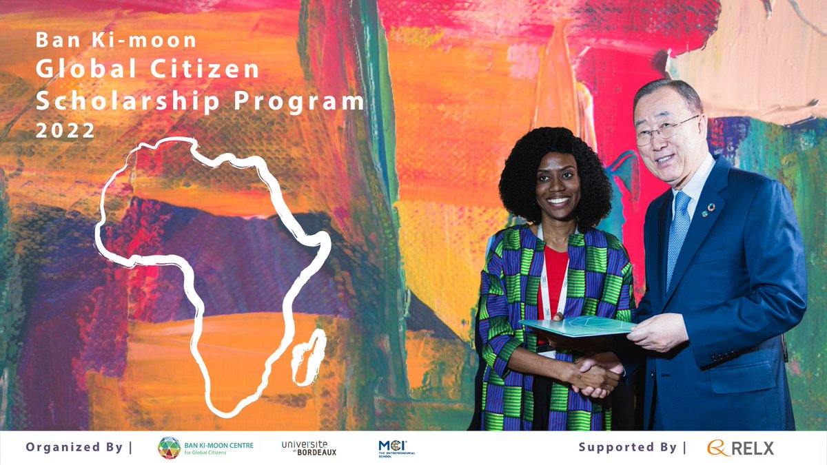 Ban Ki-moon Global Citizen Scholarships 2022 for Young African Leaders