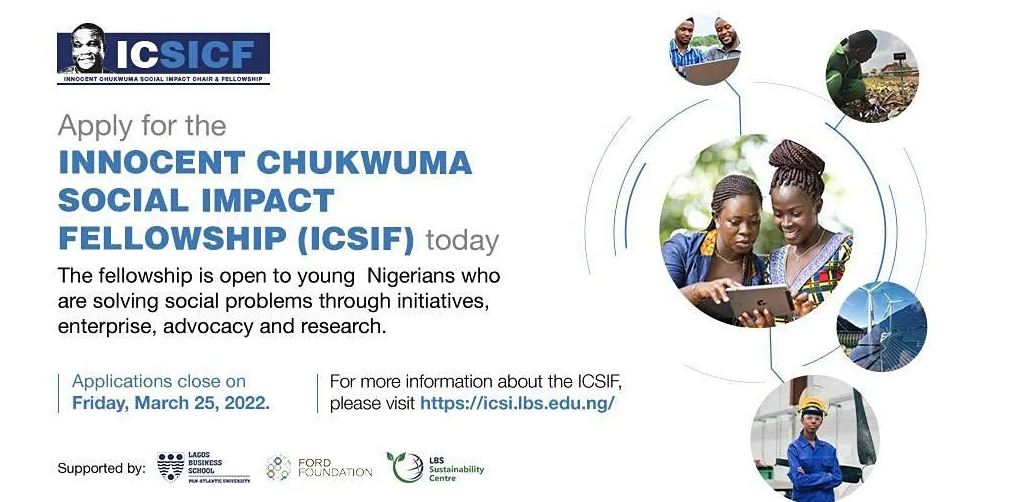 Innocent Chukwuma Social Impact Fellowship (ICSIF) 2022 for Young Nigerians