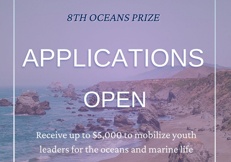 Millennium Oceans Prize 2022 for Undergraduate students (up to $5,000)