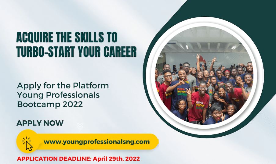 Apply for the Platform Young Professionals Bootcamp 2022 [Nigerians only]