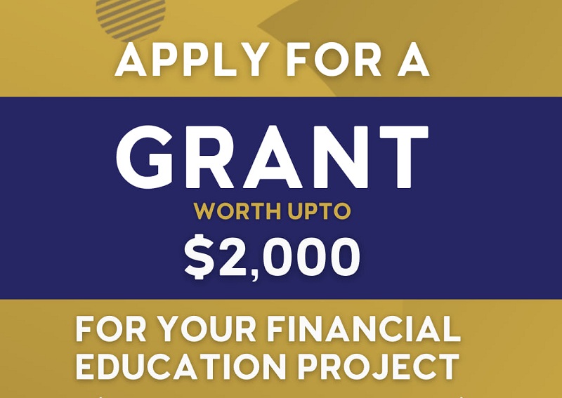 Plutus Foundation Grant – Spring 2022 for Financial Literacy Projects  (up to $2,000)