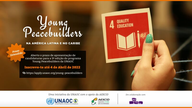 UNAOC Young Peacebuilders Program 2022 in Latin America and the Caribbean (Funded)