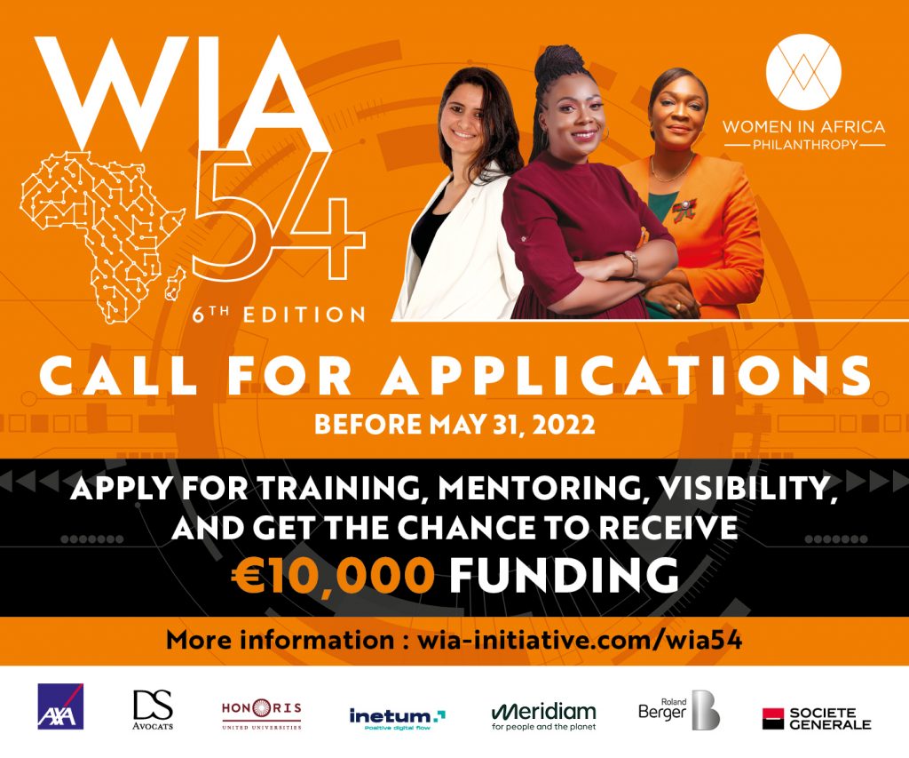 Women in Africa (WIA54) Program 2022 for African Women Entrepreneurs (€10,000 prize)