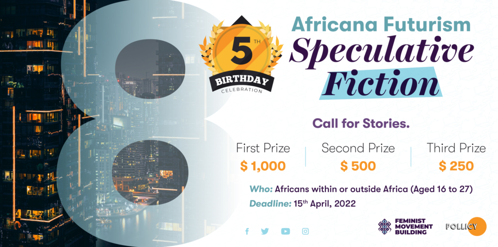 Call for Stories: Africana Futurism – Speculative Fiction from Africa 2022 ($1,000 prize)