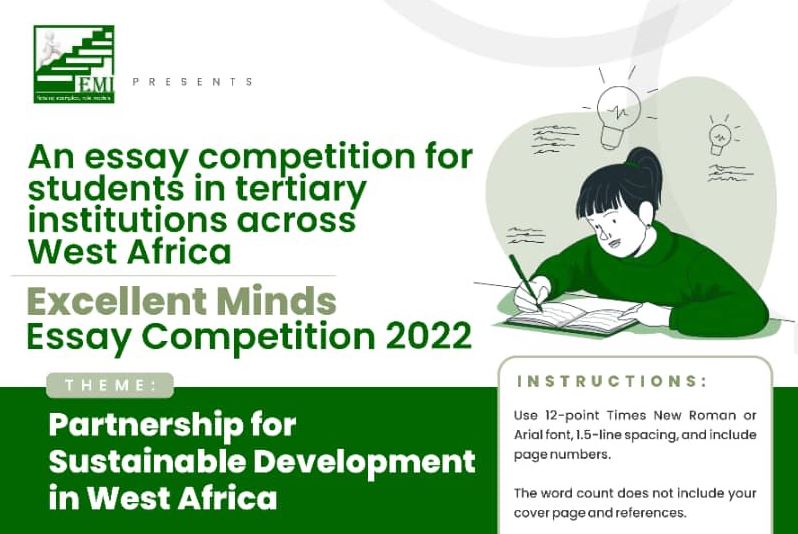 Excellent Minds Essay Competition 2022 for West African students