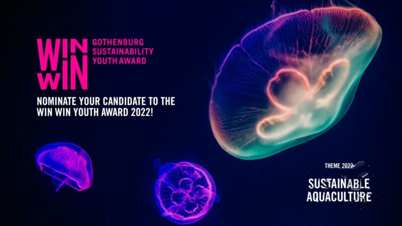 WIN WIN Gothenburg Sustainability Youth Award 2022 (SEK 50,000 prize)