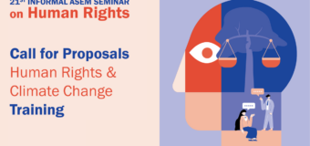 Call for Proposals: ASEMHRS21 Training on Human Rights & Climate Change 2022