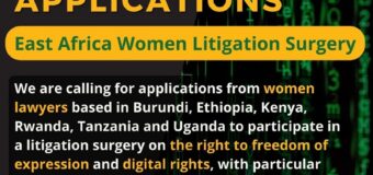 Media Defence East Africa Women Litigation Surgery 2022