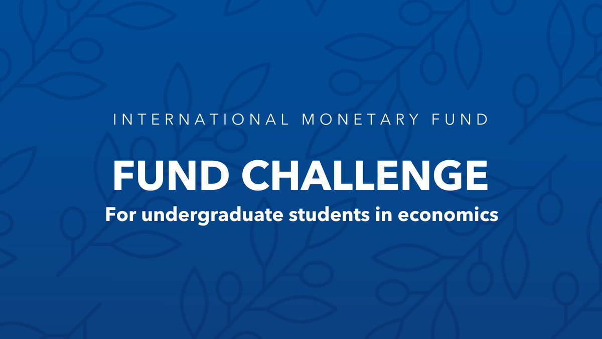 IMF Fund Challenge 2022 for Undergraduate Students in Economics