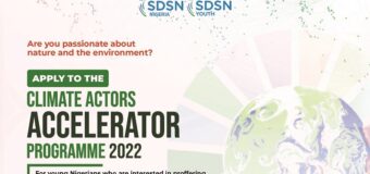 UN SDSN Youth Nigeria Climate Actors Accelerator Programme 2022