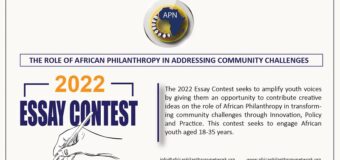 Africa Philanthropy Network Essay Contest 2022 ($500 prize)
