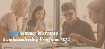 FAOU Summer Internship & Ambassadorship Program 2022