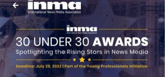 International News Media Association (INMA) 30 Under 30 Awards 2022