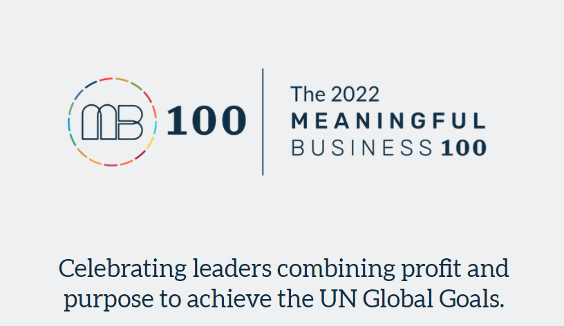 Meaningful Business 100 Award Programme 2022 for Young Leaders