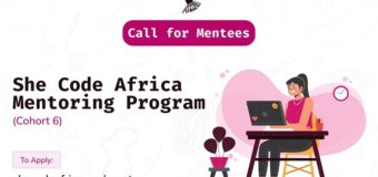 She Code Africa Mentoring Program 2022 (Cohort 6)