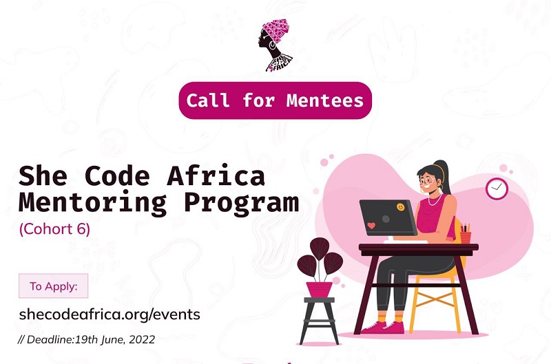 She Code Africa Mentoring Program 2022 (Cohort 6)
