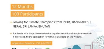 The Climate Action Champions Network 2022 Call for Applications