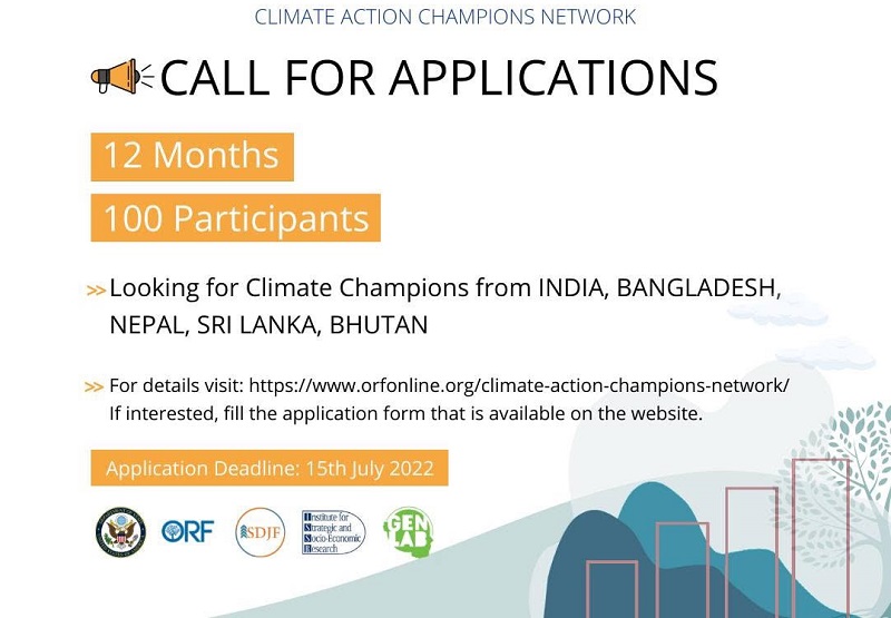 The Climate Action Champions Network 2022 Call for Applications