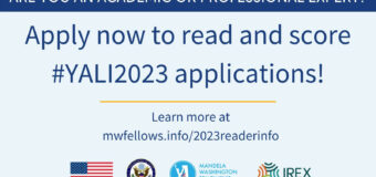 U.S. Department of State Calls for Readers for the 2023 Mandela Washington Fellowship Applications