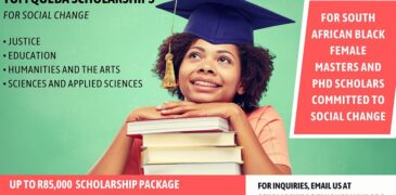 Canon Collins Trust Tom Queba Scholarships for Social Change 2022/2023 (Up to R85,000)