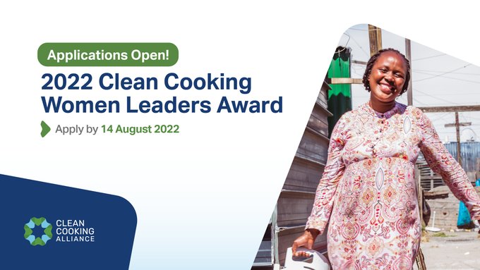 CCA Clean Cooking Women Leaders Award 2022