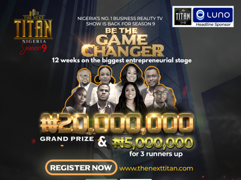 NEXT TITAN Nigeria Season 9 for Entrepreneurs (N20M Grand Prize)