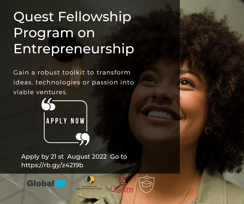 Quest Fellowship Program on Entrepreneurship 2022 (Stipend available)