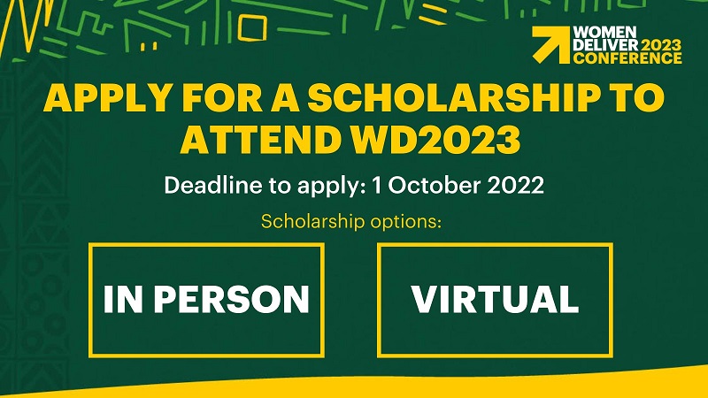 Apply to attend Women Deliver Conference 2023 in Kigali, Rwanda (Scholarships available)