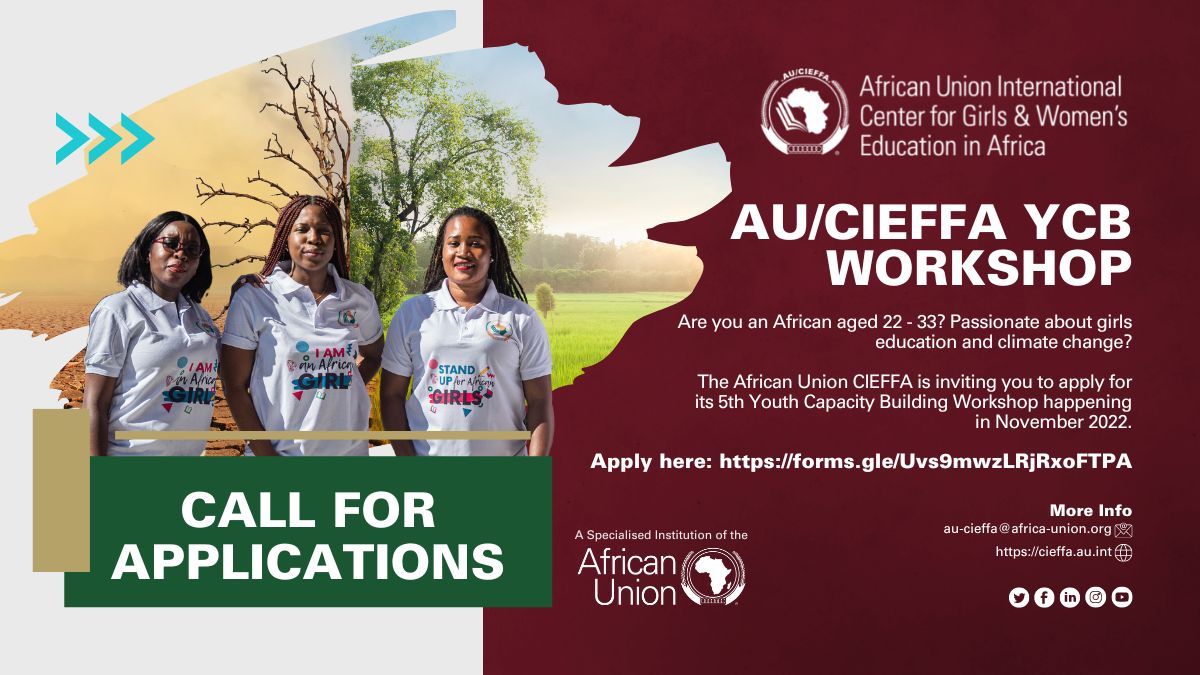 5th African Union CIEFFA Youth Capacity Building Workshop 2022 (Fully-funded)