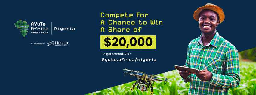 AYuTe Africa Challenge Nigeria 2022 for Youth-led Agritech Businesses ($20,000 in prizes)