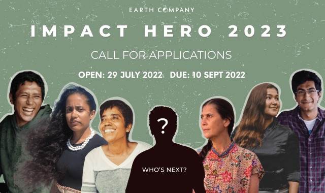 Earth Company Impact Hero 2023 for Changemakers in Asia-Pacific
