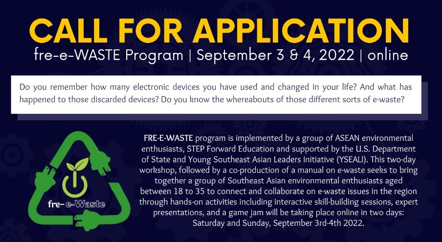Fre-e-Waste Programme 2022 for Young Leaders in the ASEAN region
