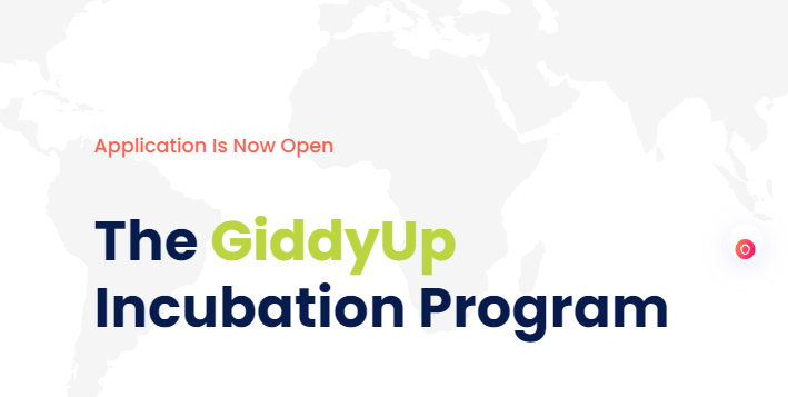 GiddyUp Incubation Programme 2022 for Creatives & Creators