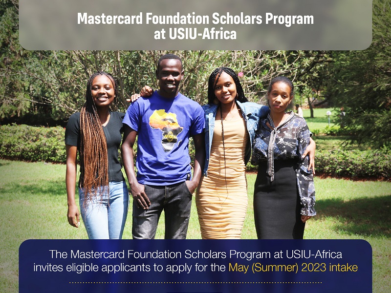 Mastercard Foundation Scholars Programme at USIU-Africa – Summer 2023 Intake (Fully-funded)