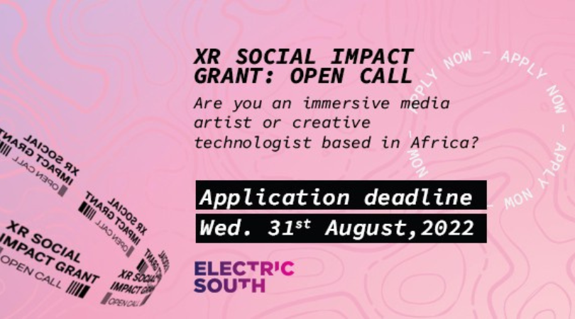 XR Social Impact Grant 2022 for African Creators (up to $5,000)