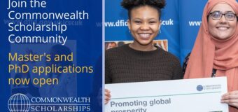 Commonwealth Master’s Scholarships 2023/2024 for Study in the UK (Fully-funded)