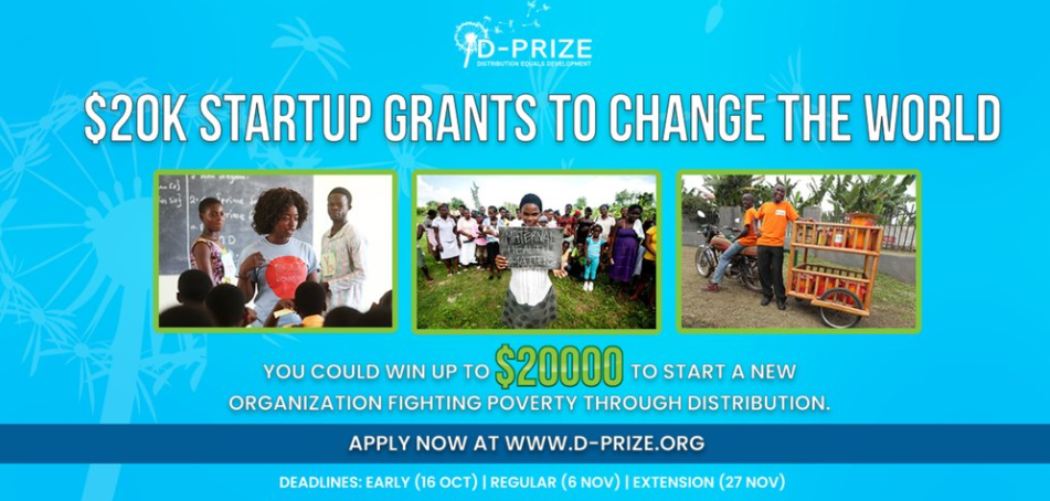 D-Prize Challenge 2022 for Aspiring Social Entrepreneurs (Win up to $20,000)
