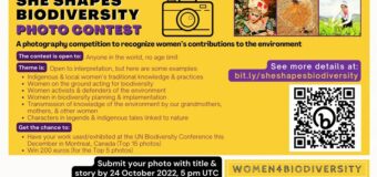 She Shapes Biodiversity Photo Contest 2022