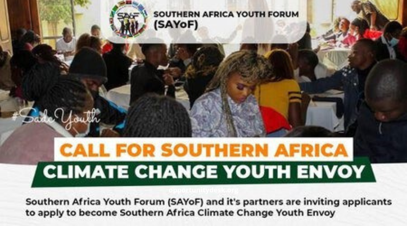 Call for Applications: Southern Africa Climate Change Youth Envoy