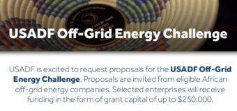 Call for Proposals: USADF Off-Grid Energy Challenge 2022 (up to $250,000)